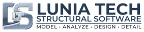 Lunia Tech Structural Software — Model · Analyze · Design · Detail